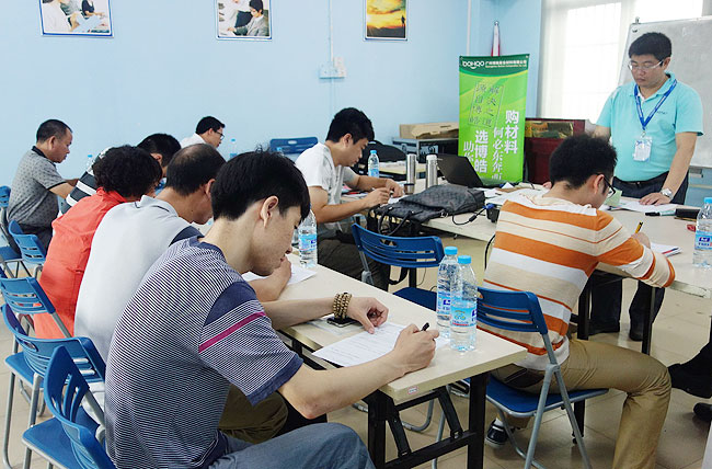 廣州博皓玻璃鋼模具制作培訓班第五期畢業(yè)考試篇