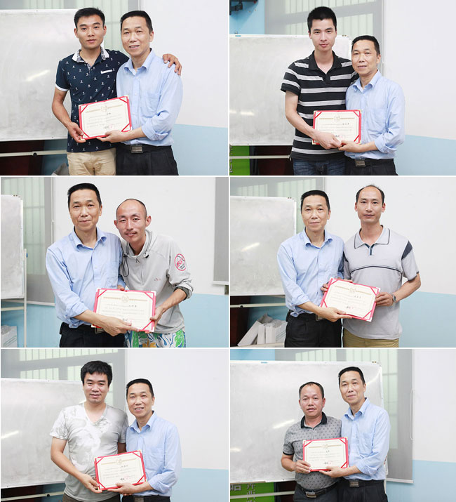 廣州博皓玻璃鋼模具制作培訓班第五期畢業(yè)頒發(fā)畢業(yè)證書