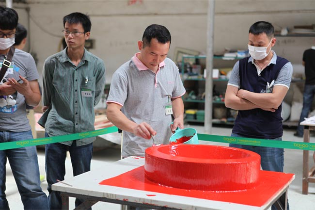 學(xué)員實(shí)操--涂膠衣層(四)